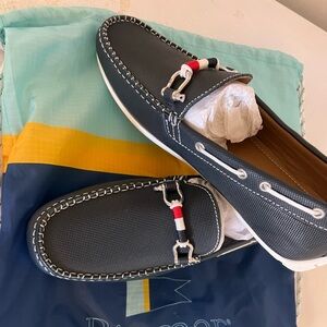 Riomark navy boat shoes - The Fathom Blue - Waterman